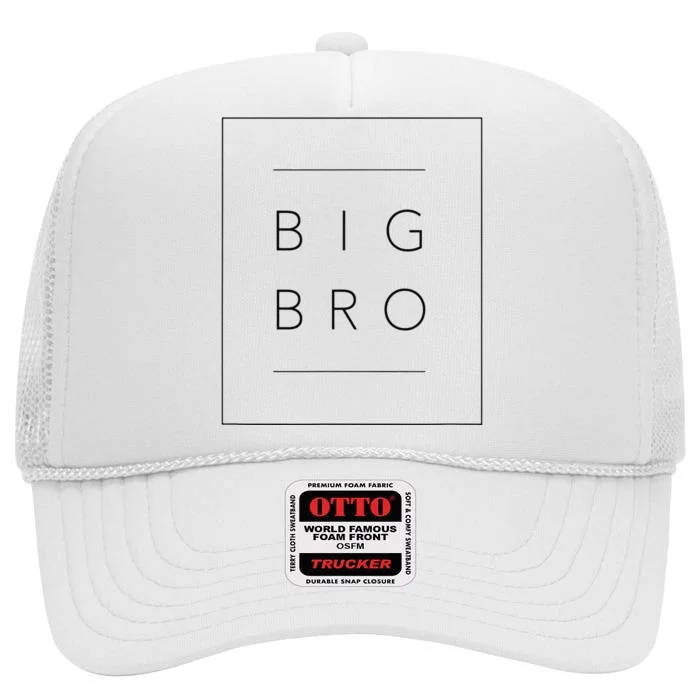 Big Brother Announcement Promoted To Big Bro High Crown Mesh Trucker Hat