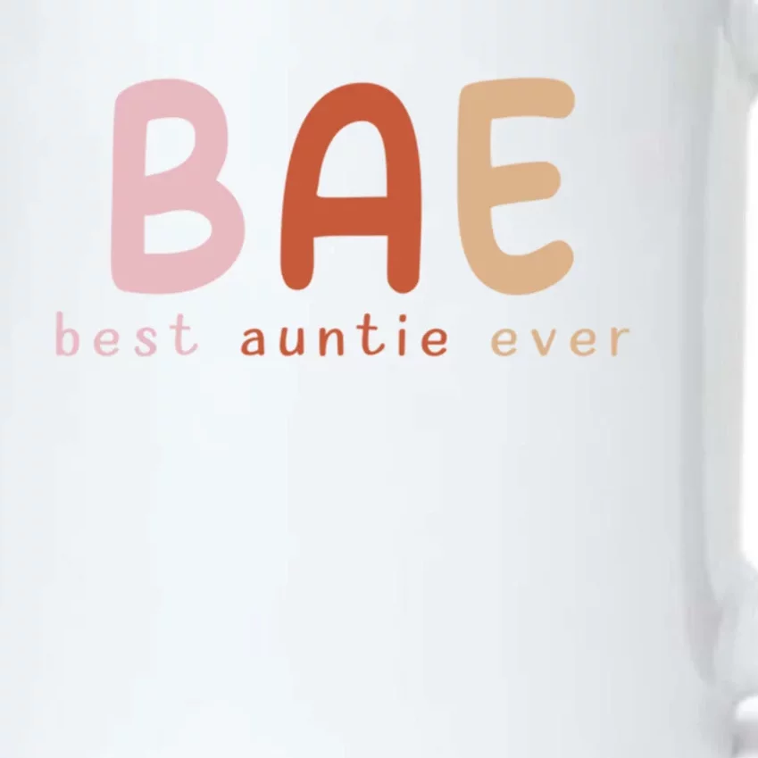 Bae Best Auntie Ever Funny Gift For Aunts And Aunties Funny Gift Black Color Changing Mug