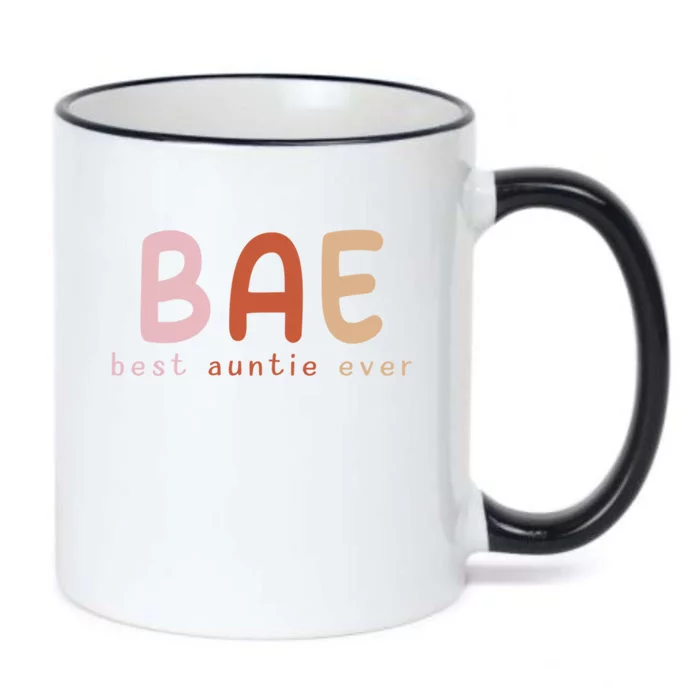 Bae Best Auntie Ever Funny Gift For Aunts And Aunties Funny Gift Black Color Changing Mug