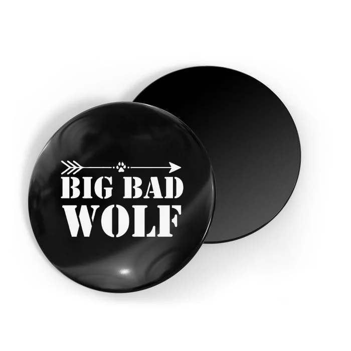 Big Bad and Wolf Funny Wolves Werewolf Cool Dog Gift Magnet