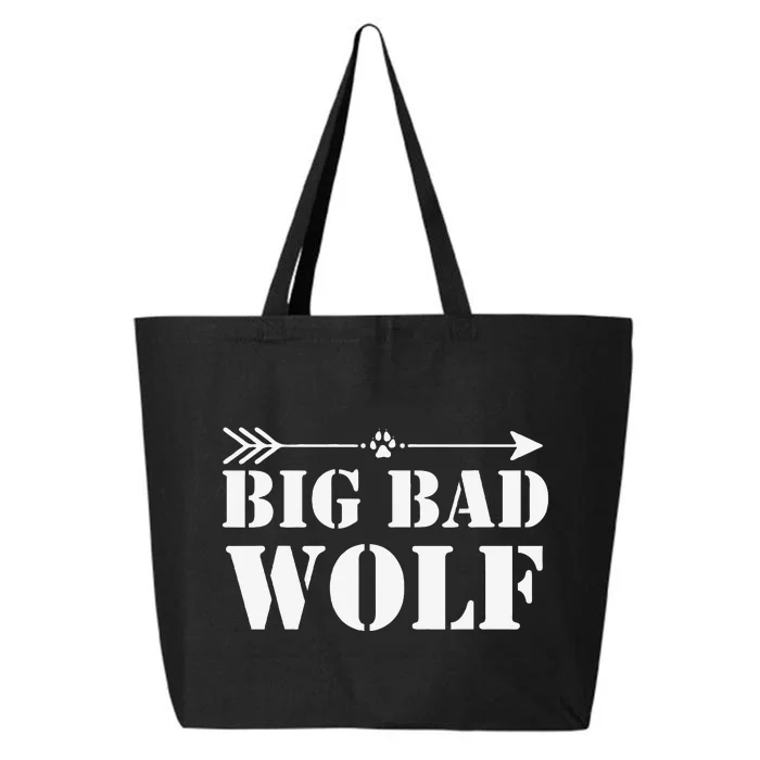 Big Bad and Wolf Funny Wolves Werewolf Cool Dog Gift 25L Jumbo Tote