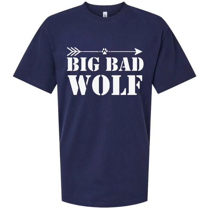 Big Bad and Wolf Funny Wolves Werewolf Cool Dog Gift Sueded Cloud Jersey T-Shirt