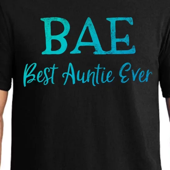 Bae Best Auntie Ever Aunt Christmas Mothers Day Gift Pajama Set