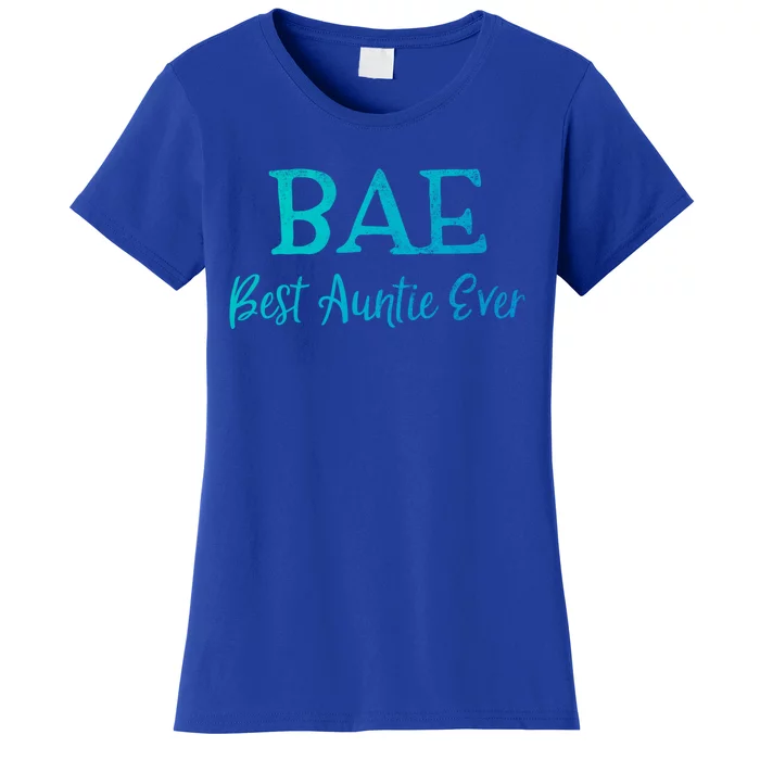 Bae Best Auntie Ever Aunt Christmas Mothers Day Gift Women's T-Shirt