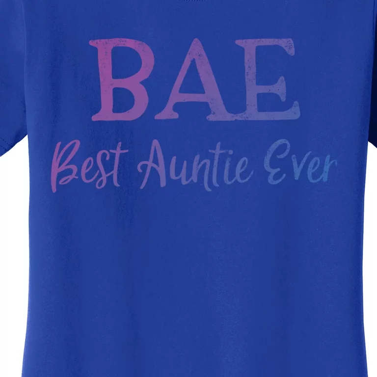 Bae Best Auntie Ever Aunt Christmas Mothers Day Gift Women's T-Shirt