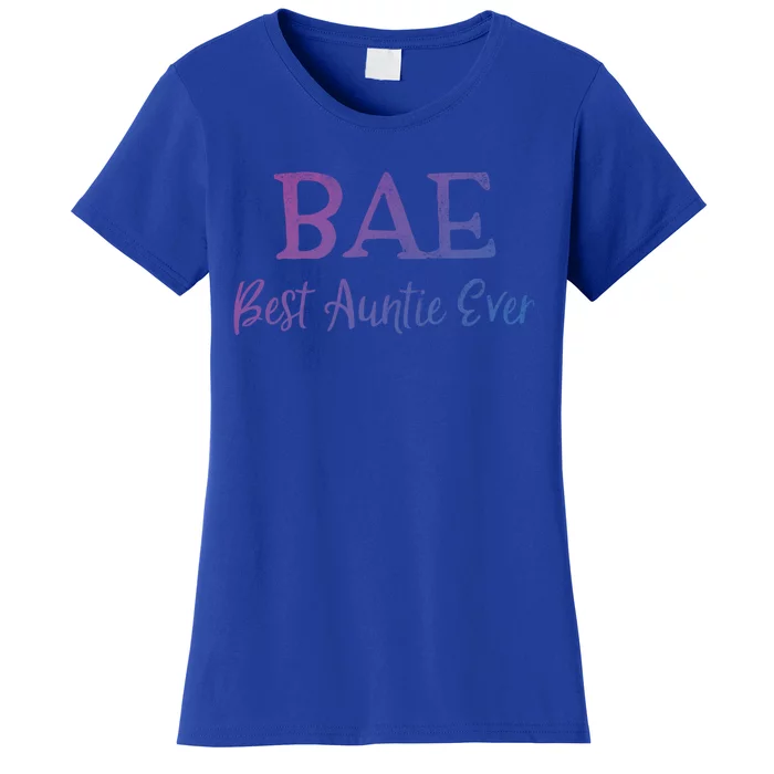 Bae Best Auntie Ever Aunt Christmas Mothers Day Gift Women's T-Shirt