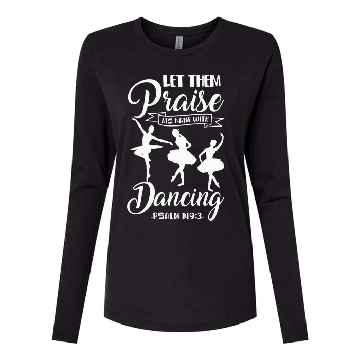 Ballet Womens Cotton Relaxed Long Sleeve T-Shirt