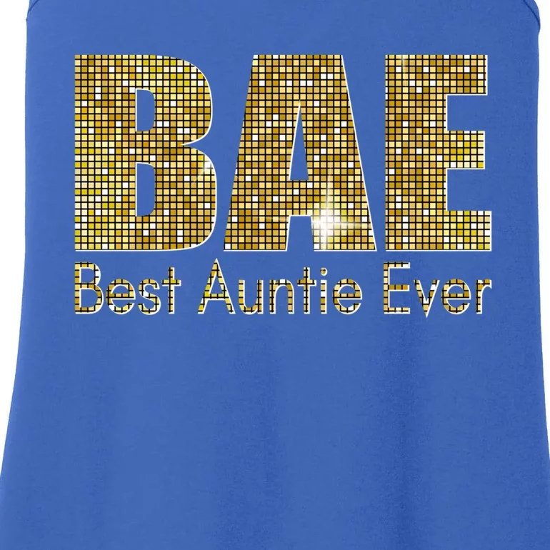 Bae Best Auntie Ever Aunty Gift Ladies Essential Tank