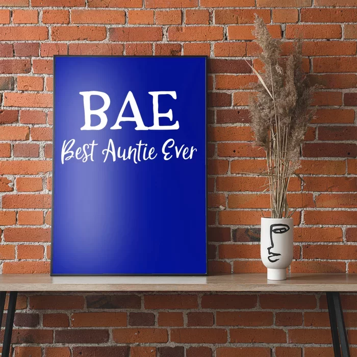 Bae Best Auntie Ever Aunt Mothers Day Christmas Gift Poster