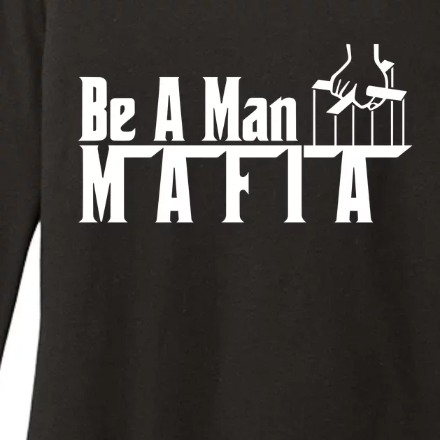 Boston Be A Man Mafia Womens CVC Long Sleeve Shirt