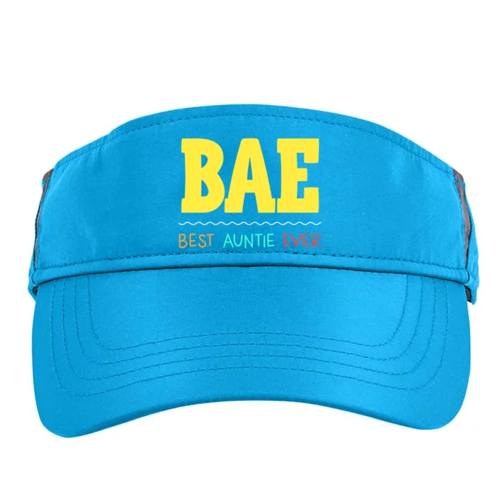 Bae Best Auntie Ever Bae Aunt Best Aunt Funny Auntie Gift Adult Drive Performance Visor