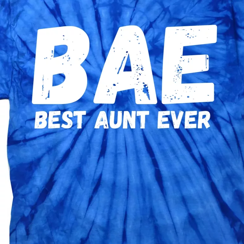 Bae Best Auntie Ever Family Aunt Love Gift Tie-Dye T-Shirt