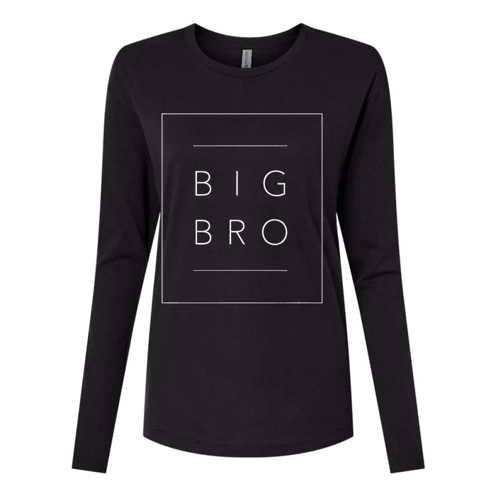 Big Brother Announcemen Promoted To Big Bro Womens Cotton Relaxed Long Sleeve T-Shirt