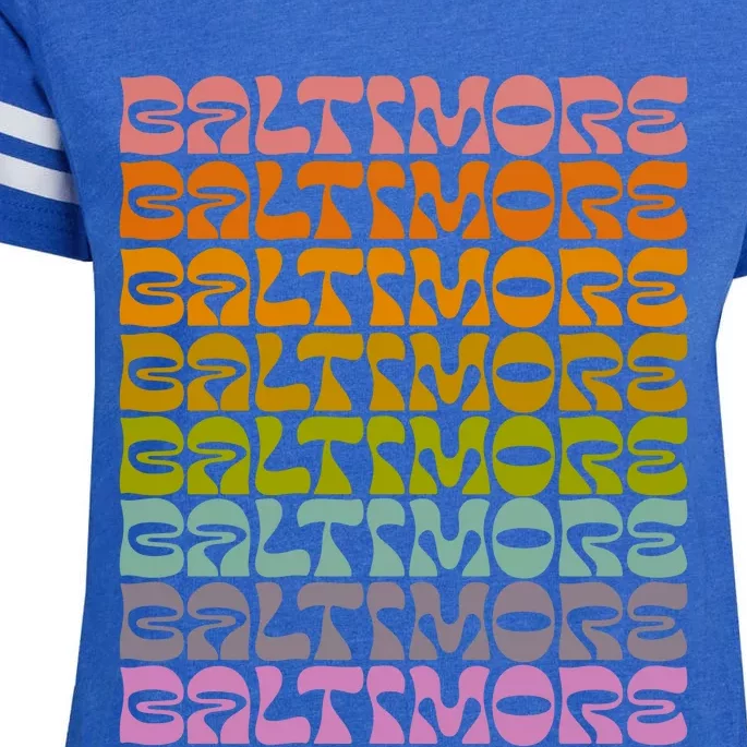 Baltimore Enza Ladies Jersey Football T-Shirt