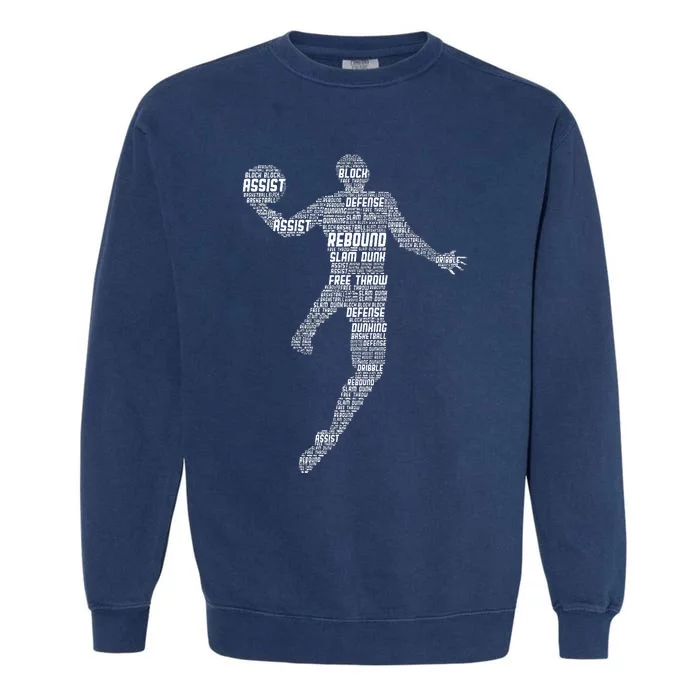 Basketball Garment-Dyed Sweatshirt