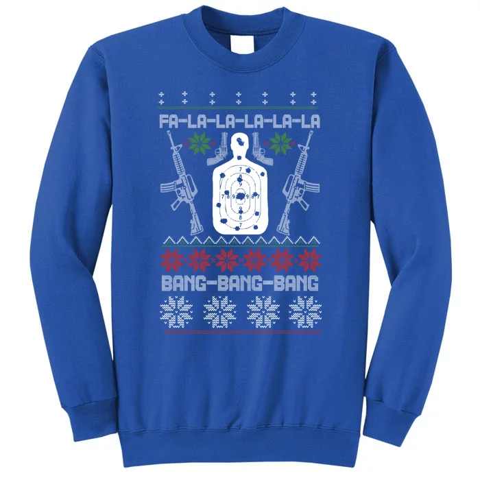 Bang Bang Ar15 Gun Point Cool Christmas Gift Gun Rights Fun Meaningful Gift Tall Sweatshirt