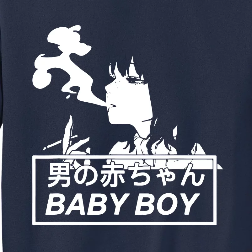 Baby Boy Aesthetic Vaporwave Anime Sweatshirt