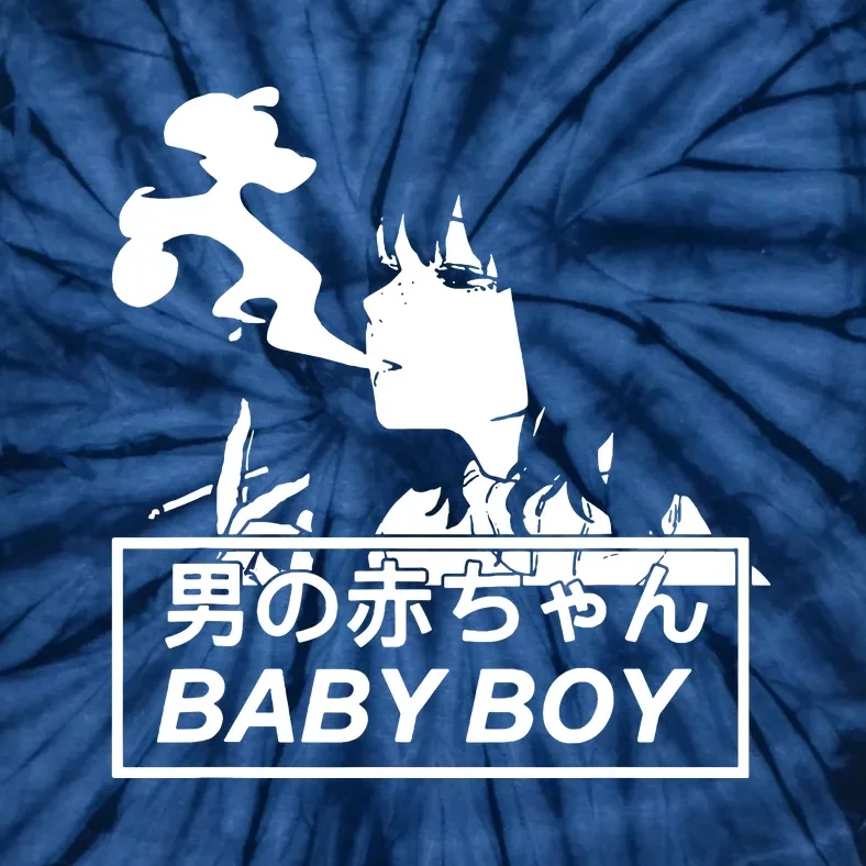 Baby Boy Aesthetic Vaporwave Anime Tie-Dye T-Shirt