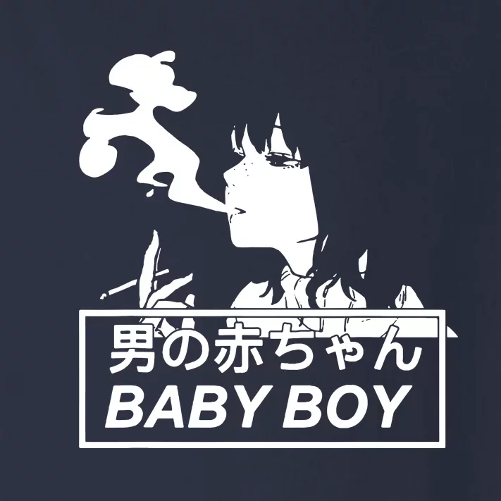 Baby Boy Aesthetic Vaporwave Anime Toddler Long Sleeve Shirt