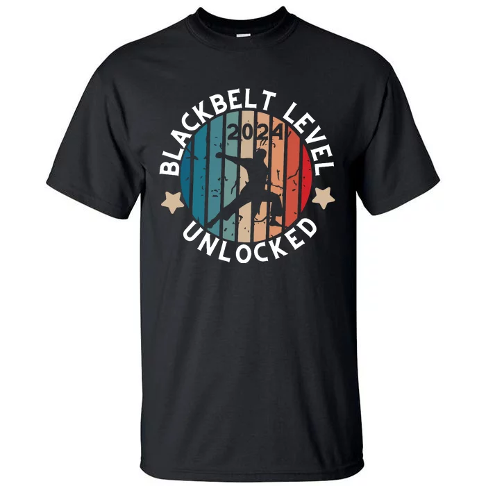 Black Belt Achievement Gift Martial Artskarate Tall T-Shirt