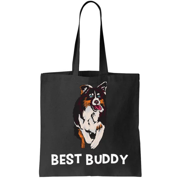 Best Buddy Australian Shepherd Dog Design Aussie Tote Bag