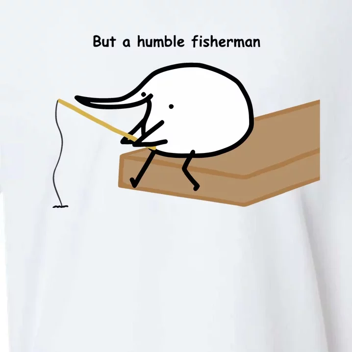 Berdyaboi But A Humble Fisherman Sueded Cloud Jersey T-Shirt