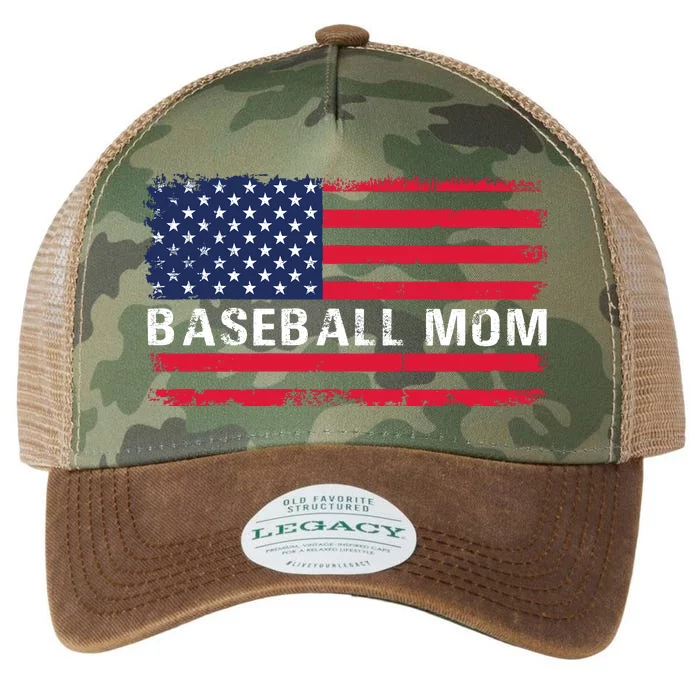 BaseballMomFlagDesign Legacy Tie Dye Trucker Hat