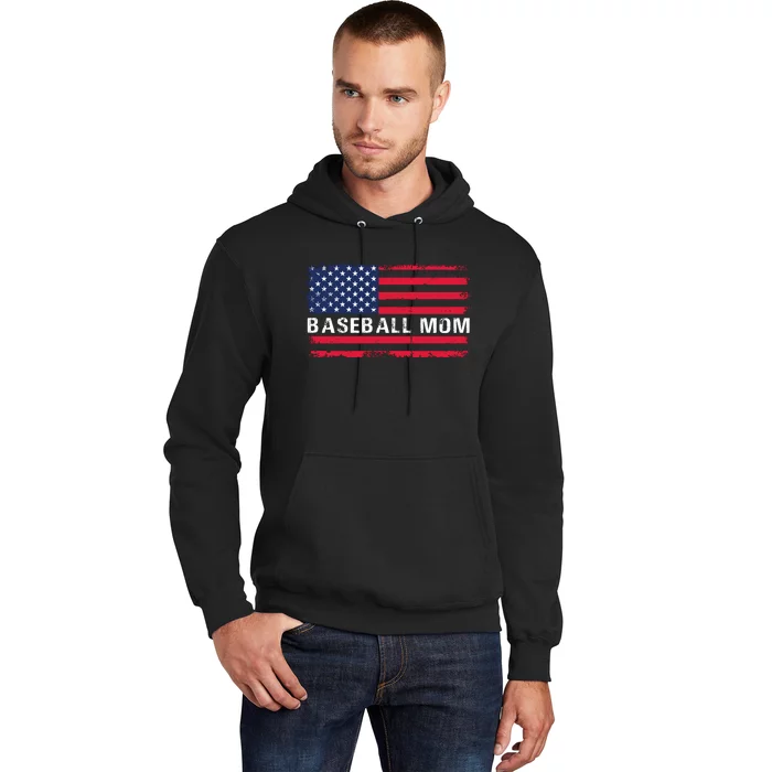 BaseballMomFlagDesign Hoodie