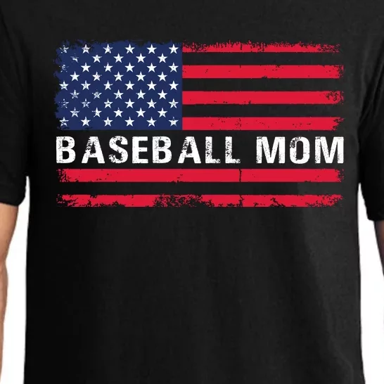 BaseballMomFlagDesign Pajama Set