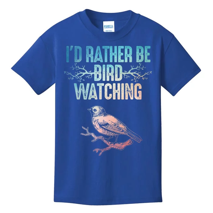 Best Birdwatching Art For Birding Nerd Bird Lovers Kids T-Shirt