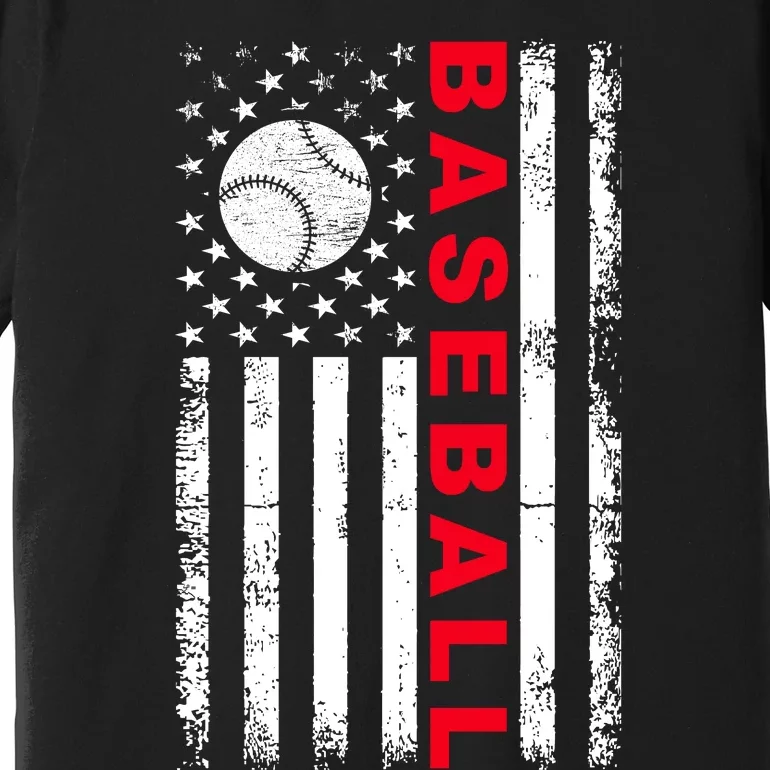 BaseballUSAFlagDesign Premium T-Shirt