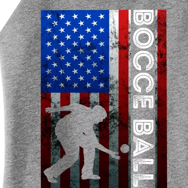 Bocce Ball American Bocce Ball Player Usa Petanque Gift Women’s Perfect Tri Rocker Tank