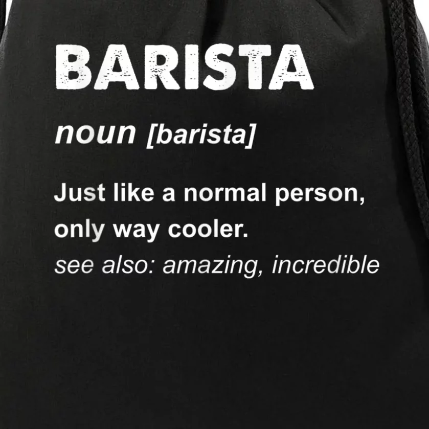 Barista Drawstring Bag