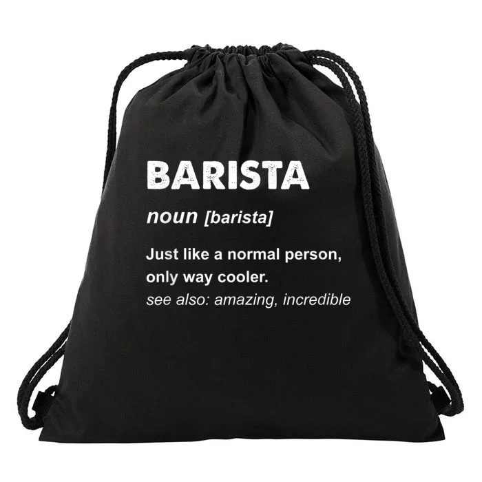 Barista Drawstring Bag