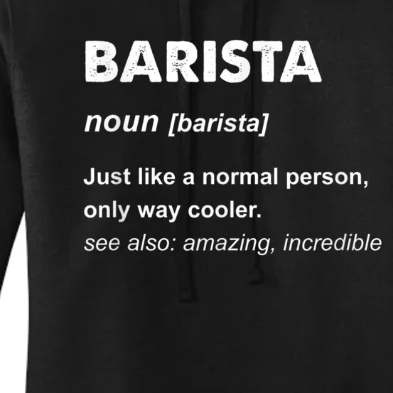 Barista Women's Pullover Hoodie