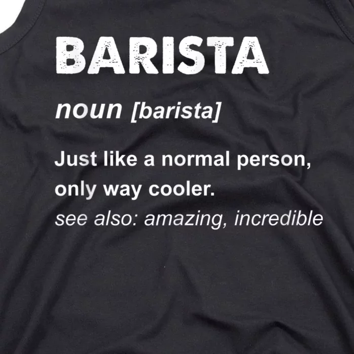 Barista Tank Top