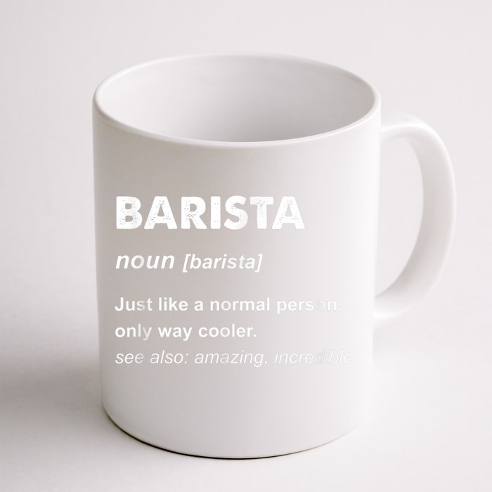 Barista Front & Back Coffee Mug