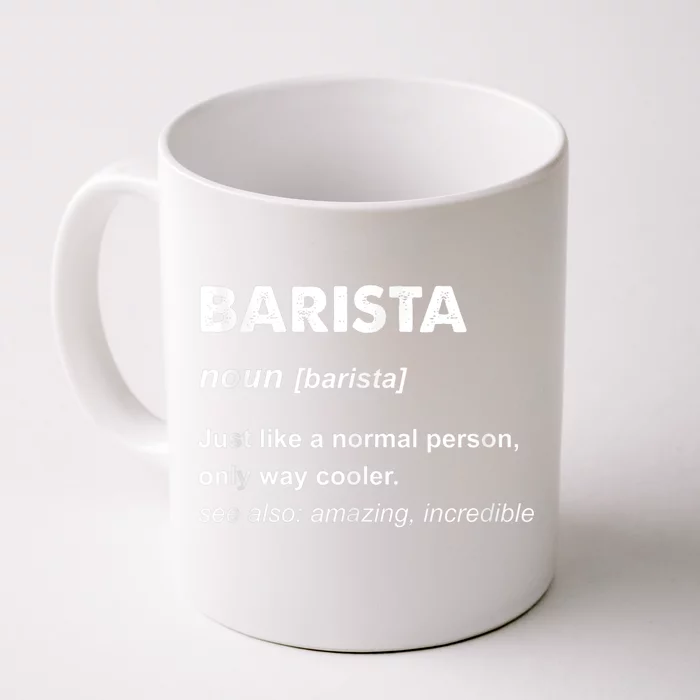 Barista Front & Back Coffee Mug