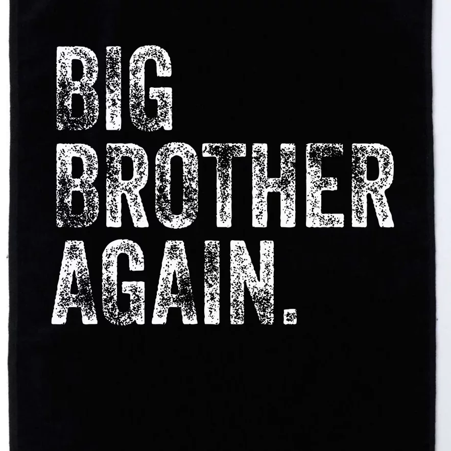 Big Brother Again Bro Promoted To Big Bro Platinum Collection Golf Towel