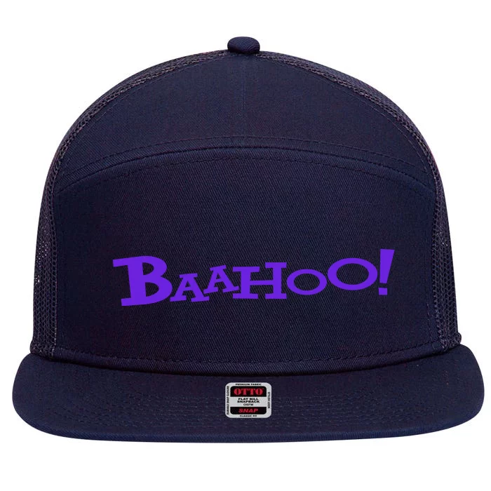 Baahoo! 7 Panel Mesh Trucker Snapback Hat