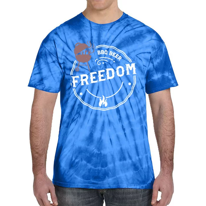 Beer: Bbq Beer Freedom Bbq Sayings Gift Tie-Dye T-Shirt