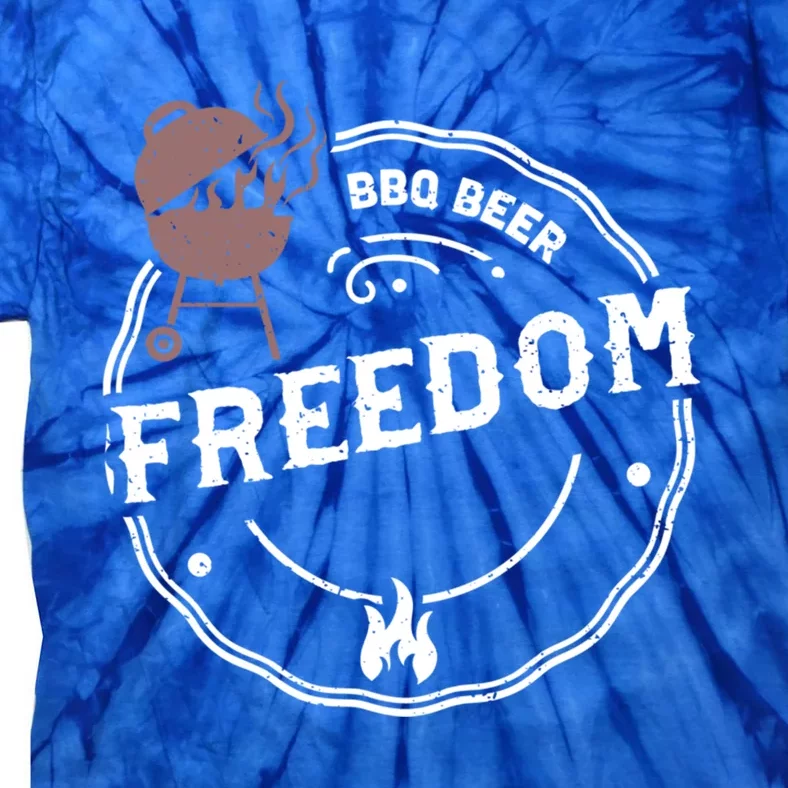 Beer: Bbq Beer Freedom Bbq Sayings Gift Tie-Dye T-Shirt