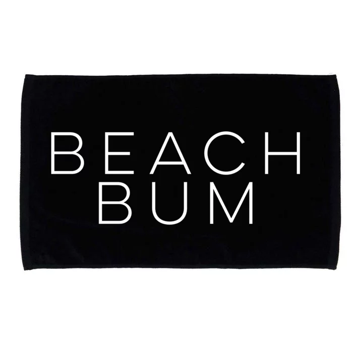 Beach Bum Beach Bum Gift Grey Small Microfiber Hand Towel