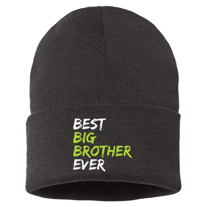 Best Big Brother Ever Sustainable Knit Beanie