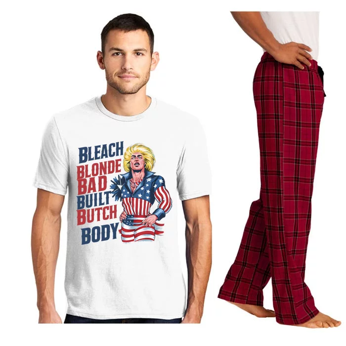 Bleach Blonde Bad Built Butch Body Pajama Set