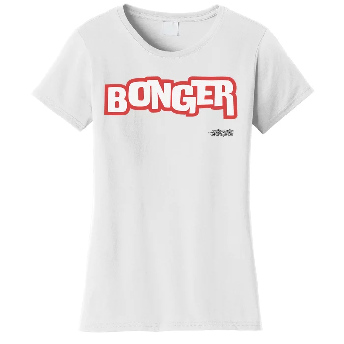 Bonger B Bronx Girl Funny Fun Cool Cute Lingo Fire Red Women's T-Shirt