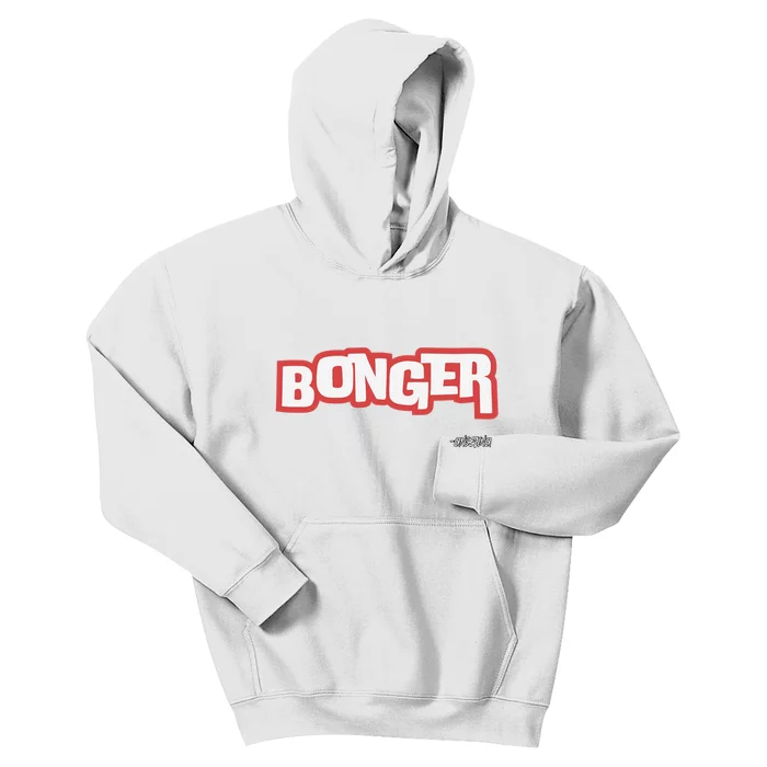 Bonger B Bronx Girl Funny Fun Cool Cute Lingo Fire Red Kids Hoodie