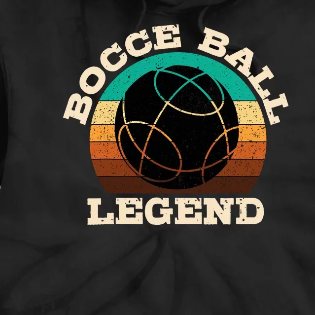 Bocce Ball Boccie Lover Tie Dye Hoodie