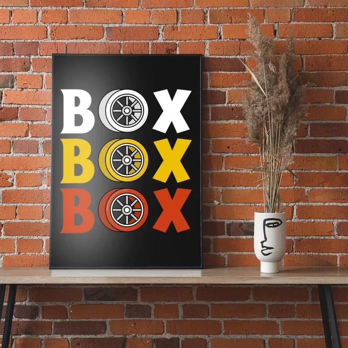 Box Box Box Formula Racing Radio Pit Box Box Box Poster