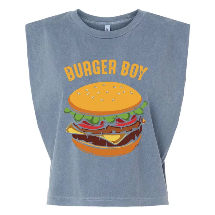 Burger Boy Garment-Dyed Women's Muscle Tee